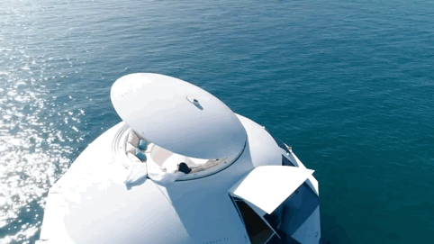 开眼：全球首个“海上飞碟”漂浮酒店问世！浮夸背后是富豪的逃难工具？